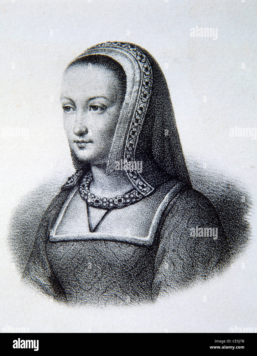 Portrait Danne Duchesse De Bretagne 1476 1514 Ou Danne De Bretagne Reine Consort De France 4046